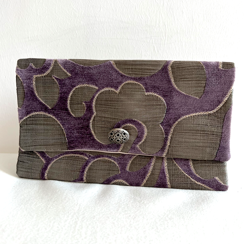 Pochette Flower Violet intera